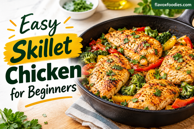 Easy Skillet Chicken for Beginners: A Simple, Juicy Dinner Anyone Can Make