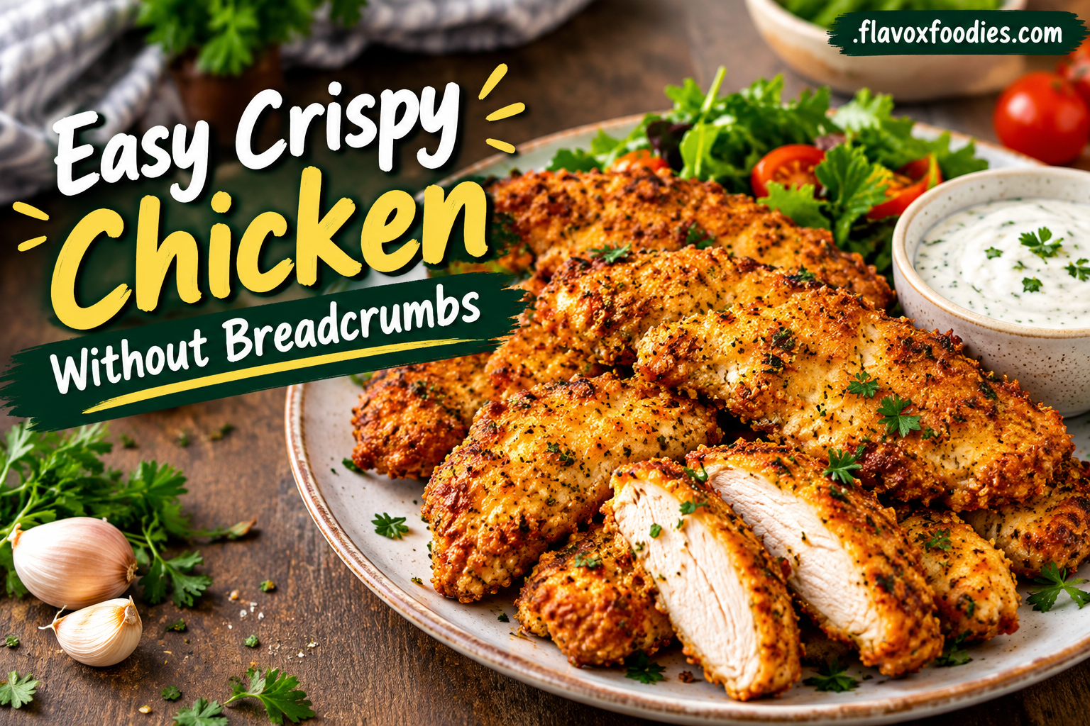 Easy Crispy Chicken Without Breadcrumbs