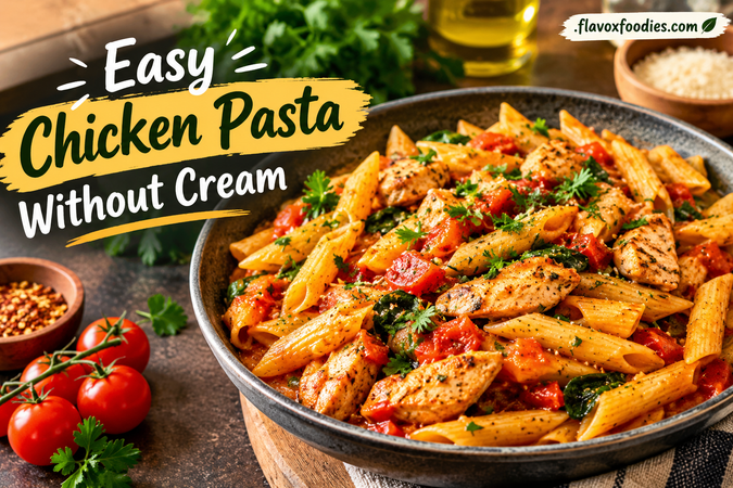 Easy Chicken Pasta Without Cream