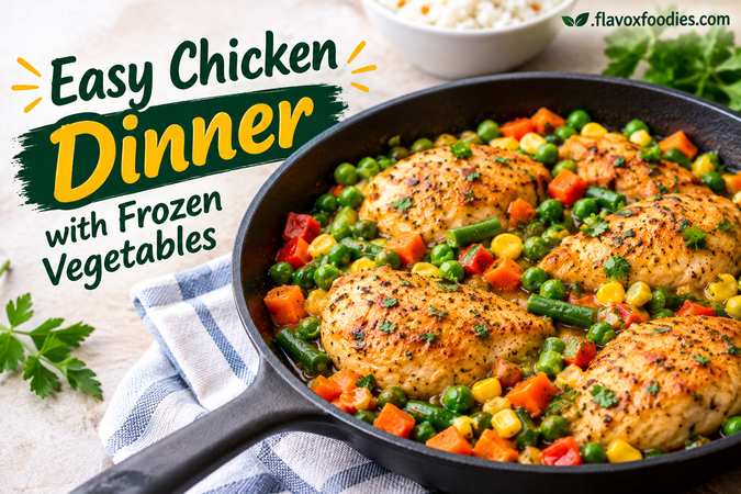 Easy Chicken Dinner with Frozen Vegetables