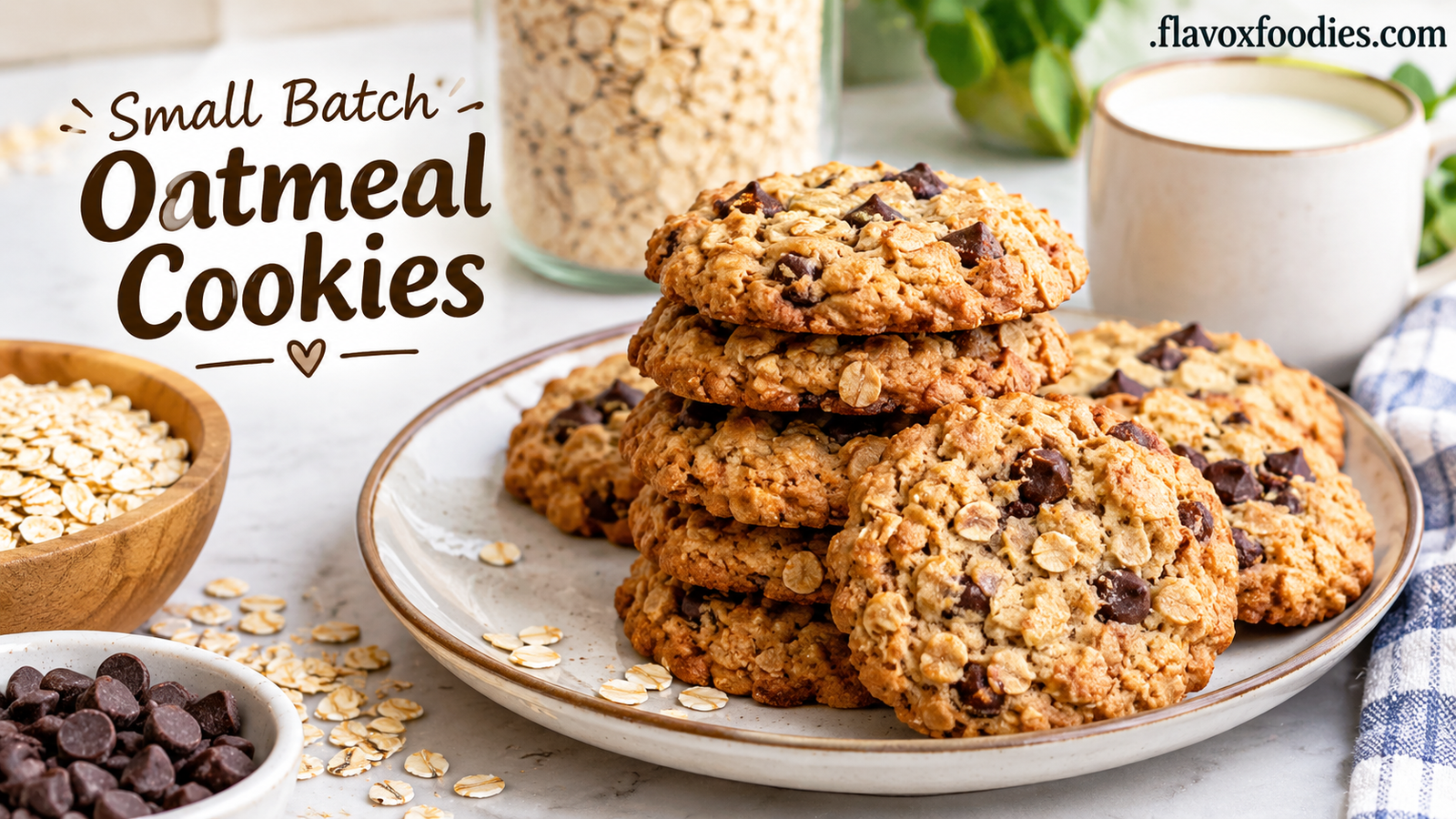 Small Batch Oatmeal Cookies