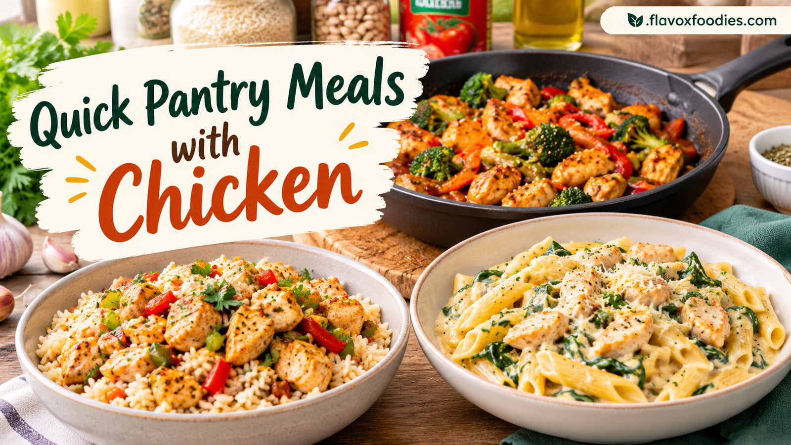 Quick Pantry Meals With Chicken: Easy Dinner Ideas for Busy Nights